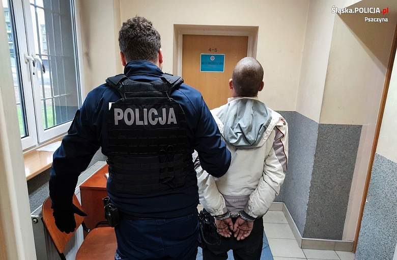 Pijany sprawca kolizji w rękach mundurowych