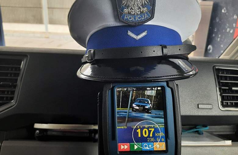 Rażąco przekroczył prędkość. Stracił prawo jazdy na najbliższe 3 miesiące