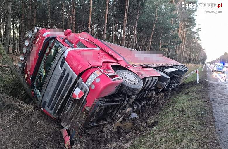 Kobiór. Utrudnienia na krajowej jedynce