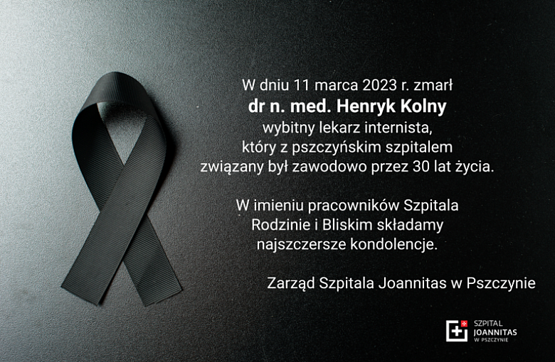 Żegnamy Henryka Kolnego – wybitnego lekarza